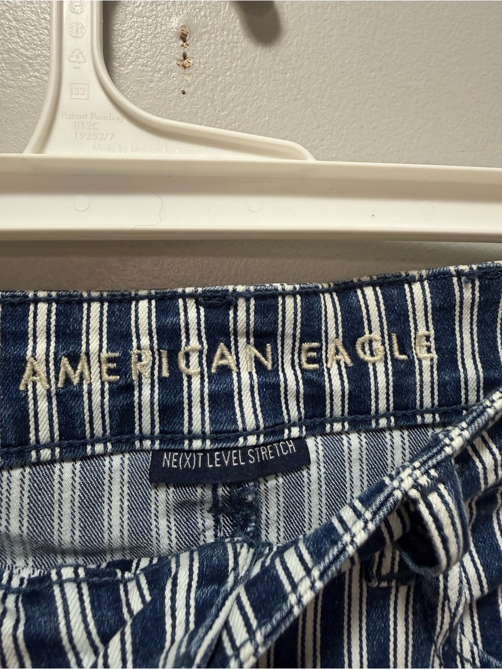 Striped Women’s Denim Shorts - Picture 3 of 5